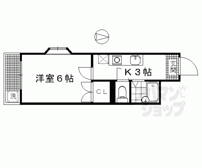 【マーキュリー北白川】間取