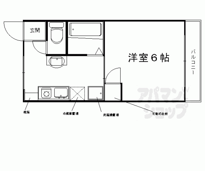 【ホーユウコンフォルト西陣】間取