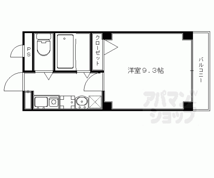 【ホーユウコンフォルト西陣】間取