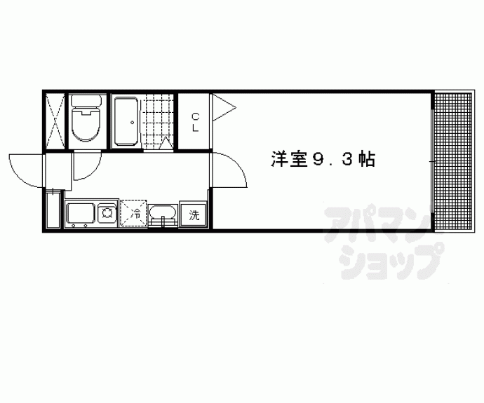 【ホーユウコンフォルト西陣】間取