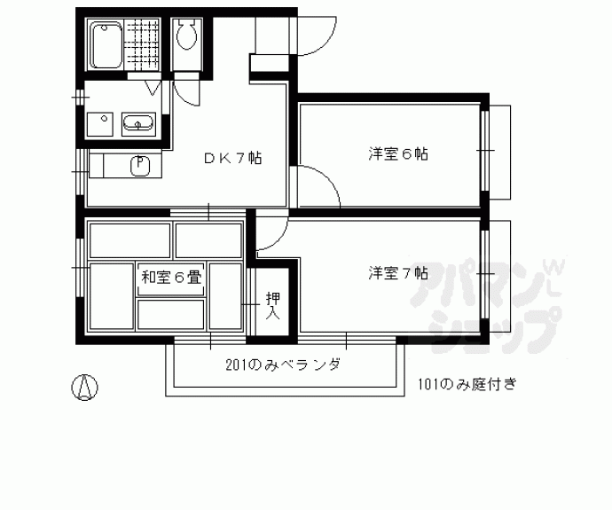 【エステートピア６５】間取