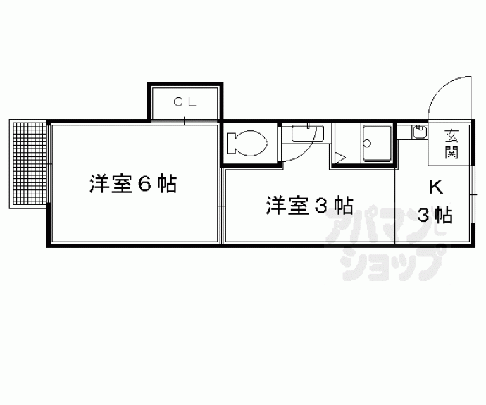 【牧マンション】間取