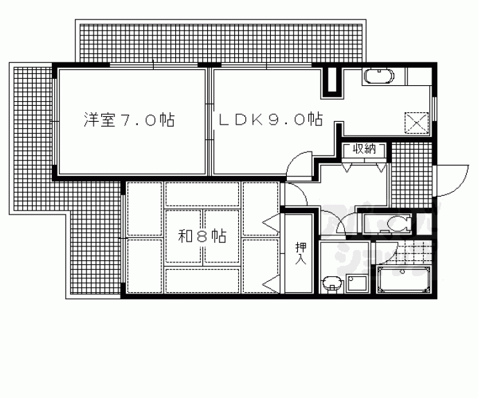 【アメニティハイツ中川】間取