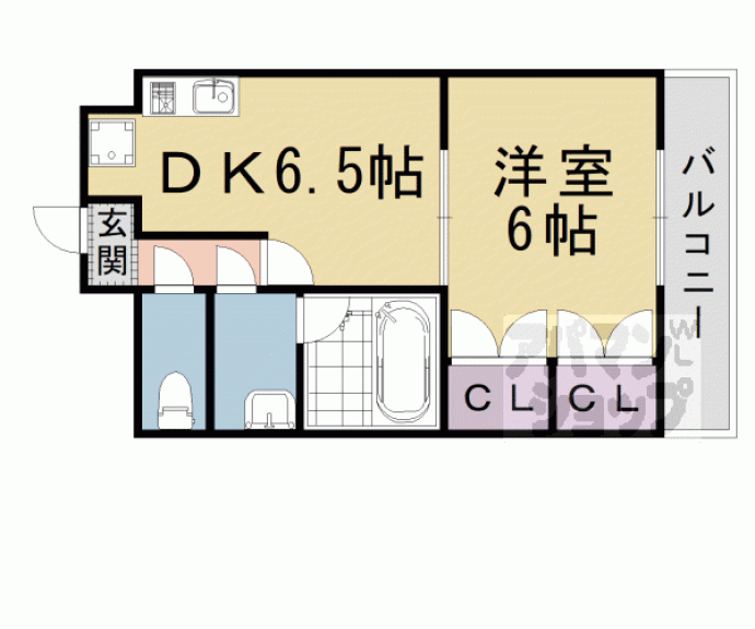 【ライオンズマンション東山弐番館】間取