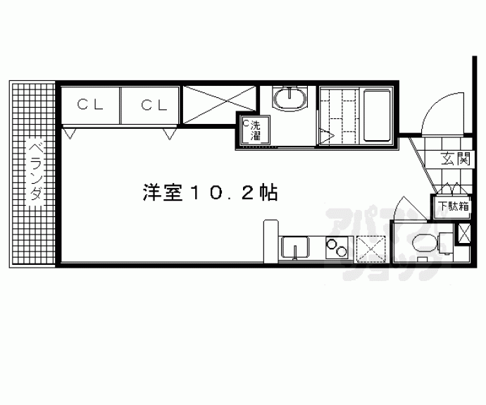 【エスパシオ離宮】間取