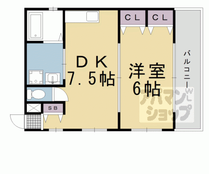 【木屋町ビル】間取