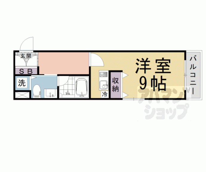 【ＳＨＩＣＡＴＡ　ＯＮＺＥ　ＢＬＤＧ】間取