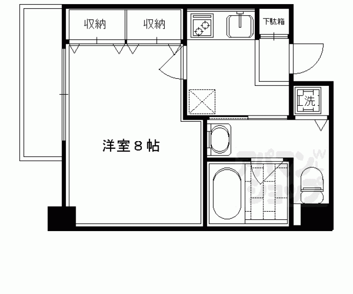 【ＳＨＩＣＡＴＡ　ＯＮＺＥ　ＢＬＤＧ】間取