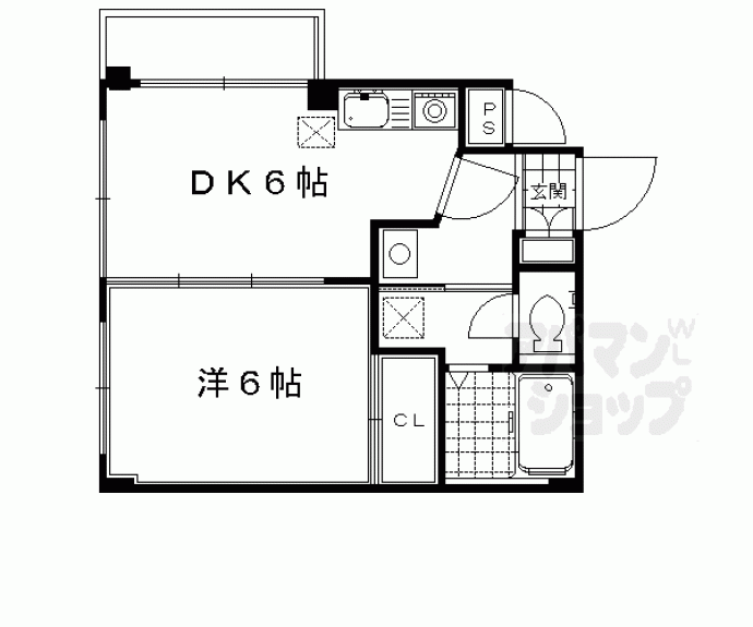 【テアトリーノ長岡京】間取