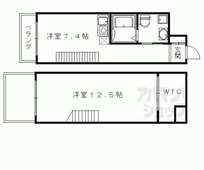 【Ｇ－Ｄｅｓｉｇｎ京都西院】間取