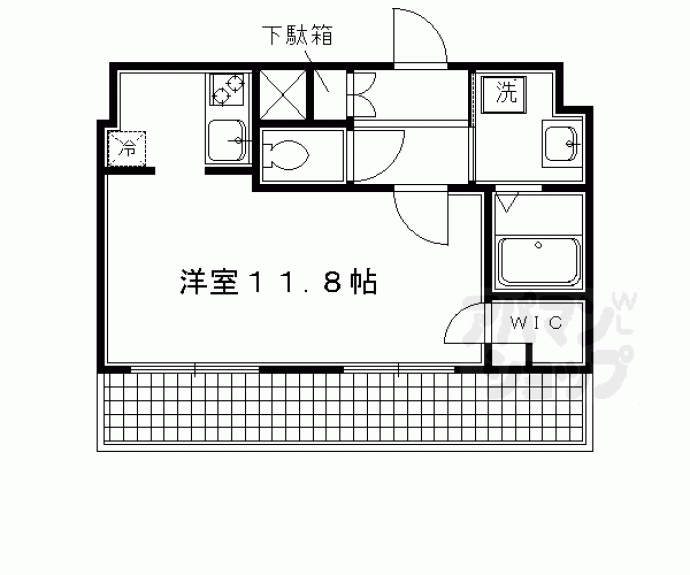 【スワンズ京都大将軍】間取