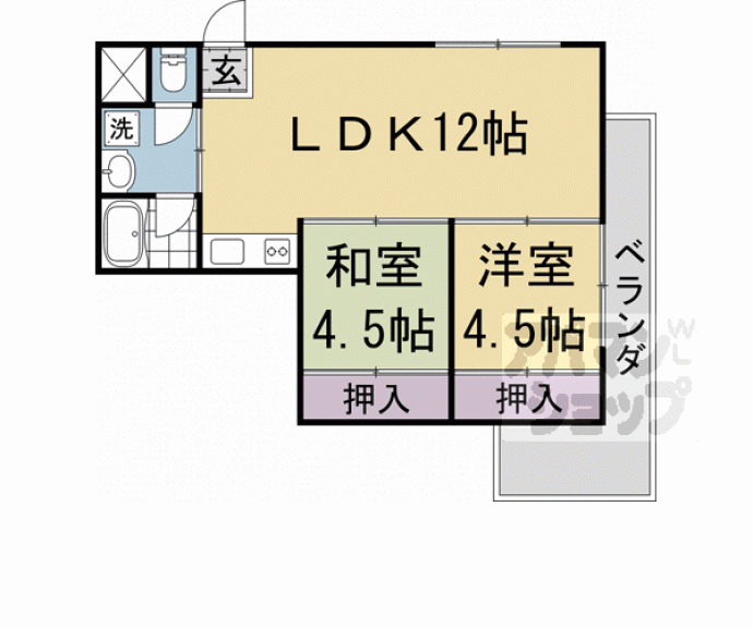 【ＫＭビル】間取