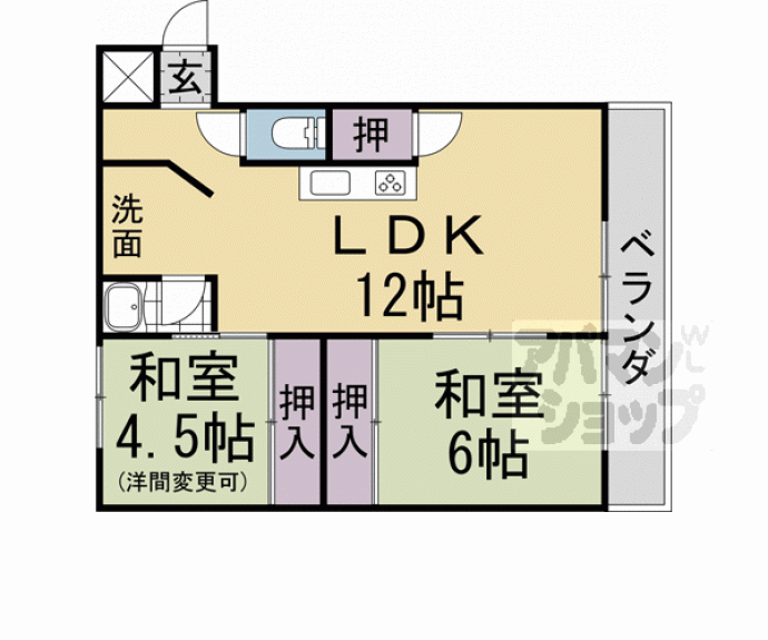 【ＫＭビル】間取