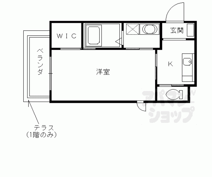 【シャーメゾン上桂】間取