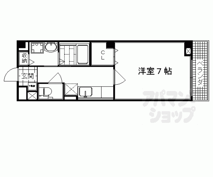 【カーサ　ディソール壬生】間取