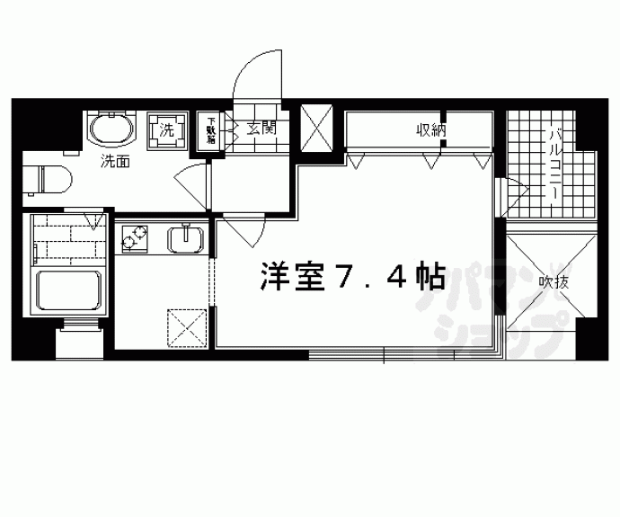 【エヴァーステージ京都二条】間取