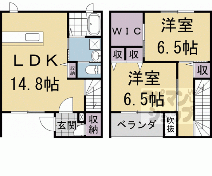 【シャーメゾン沙羅】間取