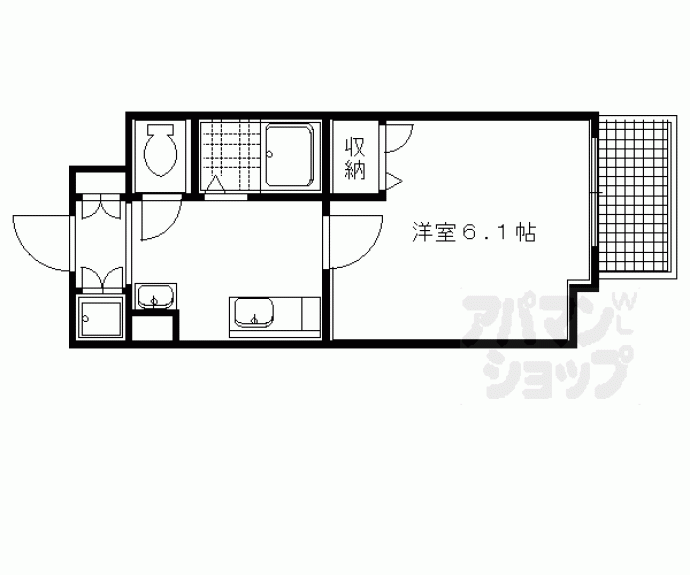 【ラナップスクエア京都西陣】間取