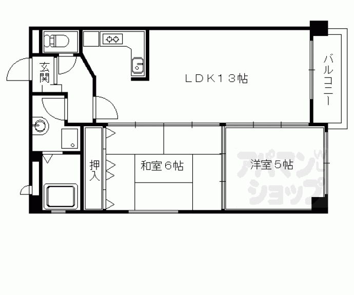 【カーサグラン御池】間取