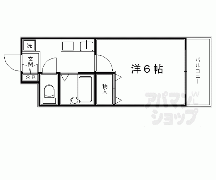 【シルクハウス一条】間取