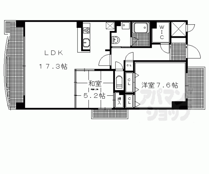 【サンモールⅡ】間取