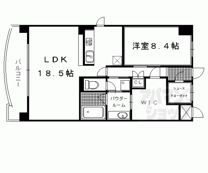 【サンモールⅡ】間取