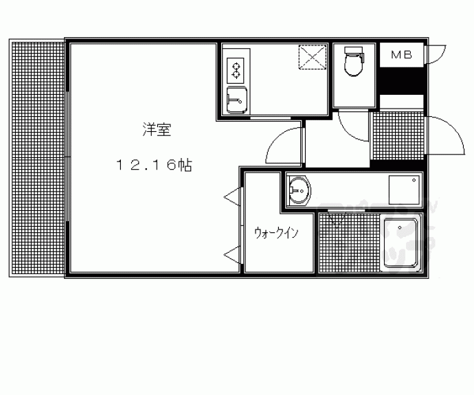 【コリーナ宇多野】間取