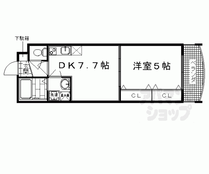 【プルメリア御池】間取