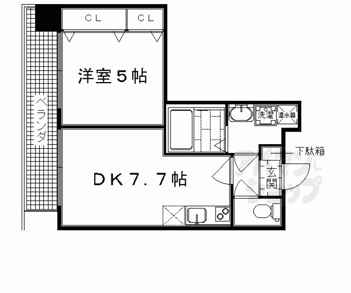 【プルメリア御池】間取