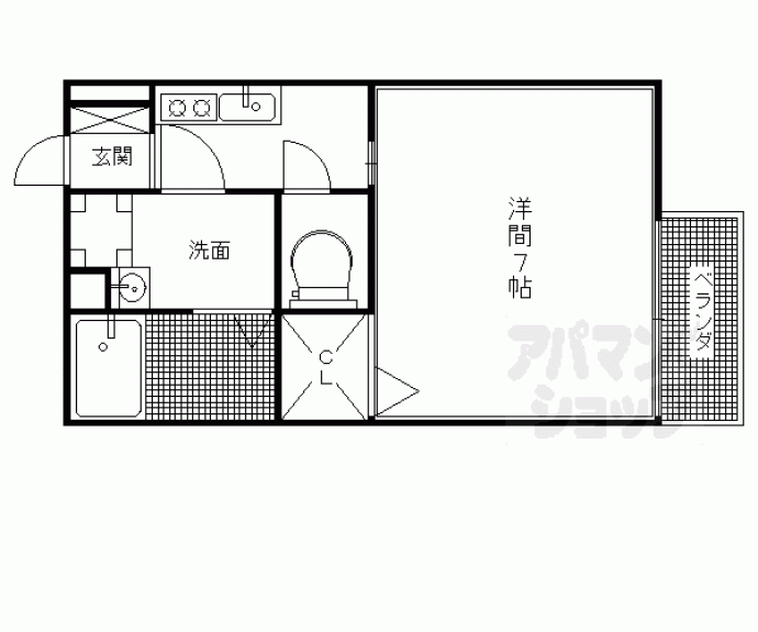 【シルキーⅡ番館】間取