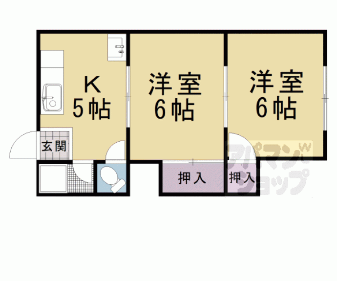 【三恵マンション】間取