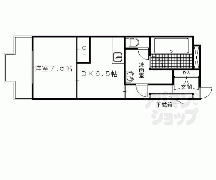 【グランハイツ西ノ京】間取