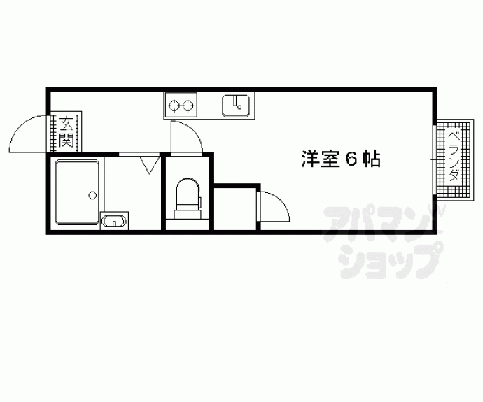 【ＣＨＥＺ　ＴＯＩ（シェトワ）】間取