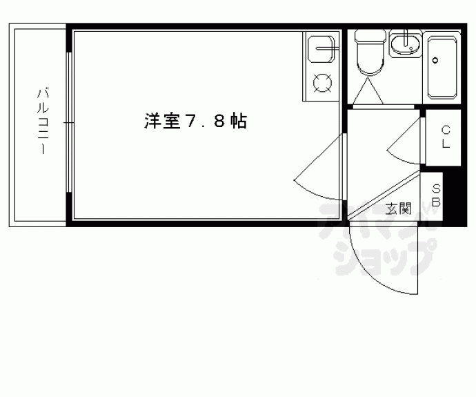 【グランシャリオ嵯峨野Ⅰ】間取