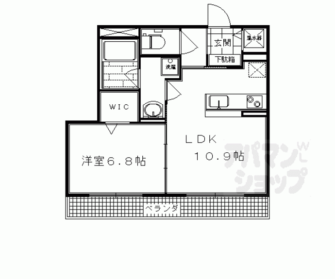 【コンフォート冷泉】間取