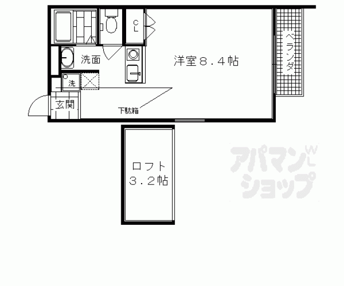 【グリーン川島】間取