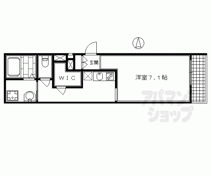 【フォレストメゾン知恩院前】間取