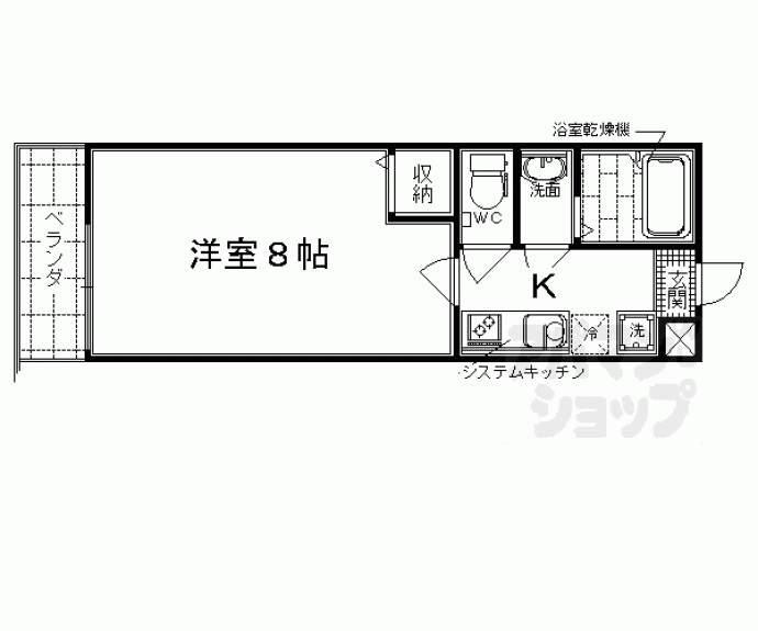 【アドミ西院】間取