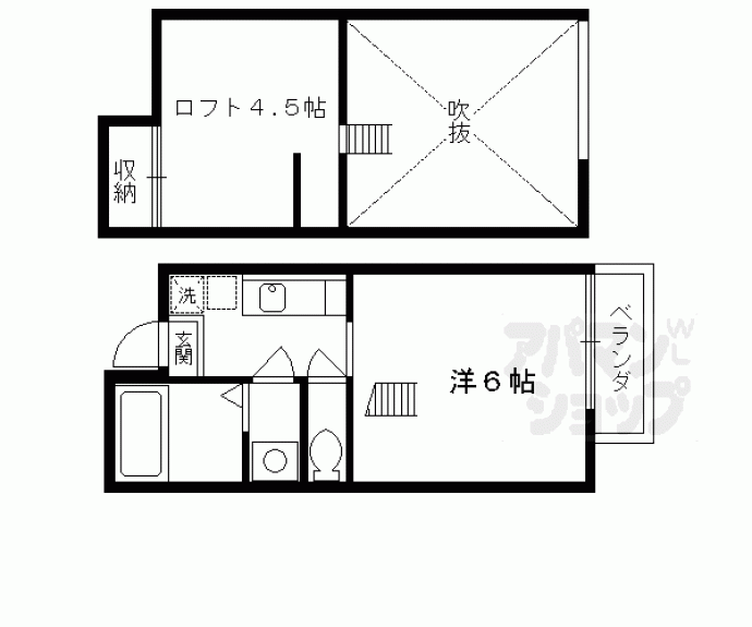 【ロフティ山ノ内】間取