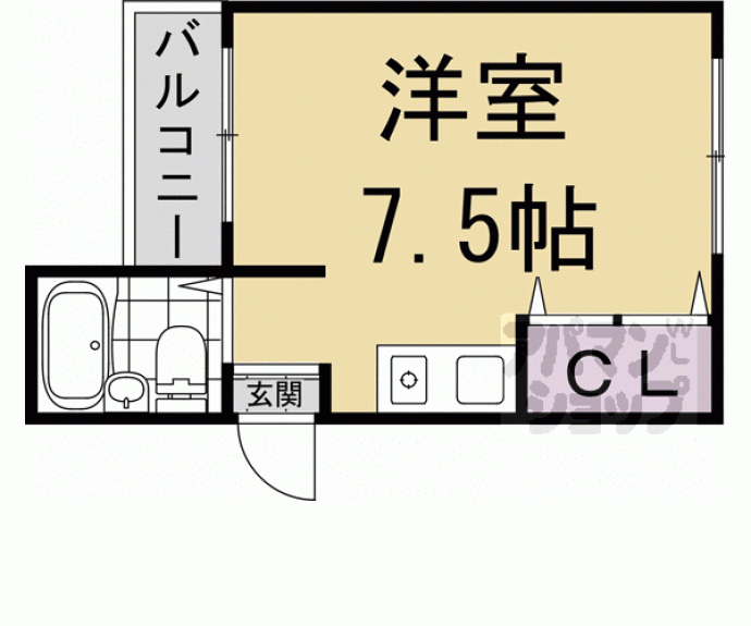 【アムズ西京極】間取