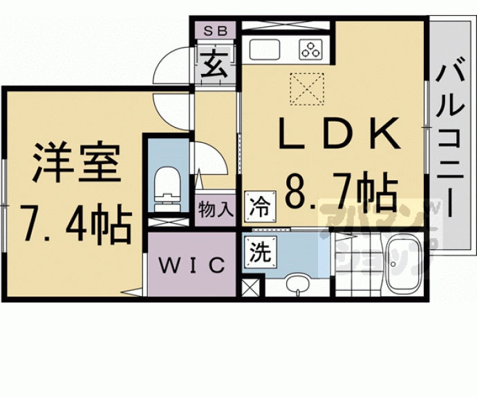 【シャンポール雅】間取