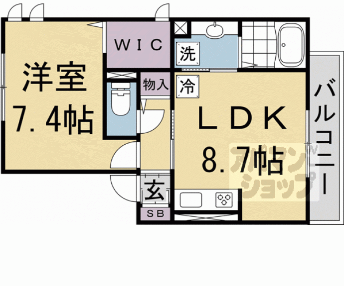 【シャンポール雅】間取