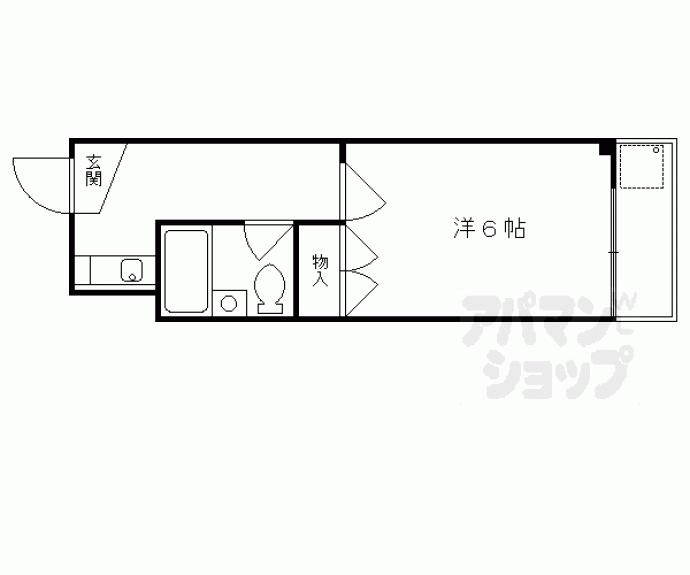 【日比野ハイツ】間取