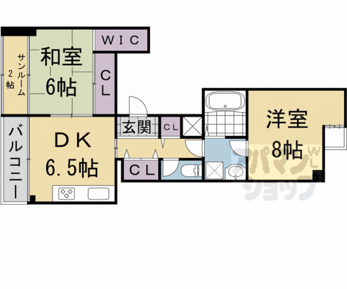 【ＣＡＳＡ聚楽】間取