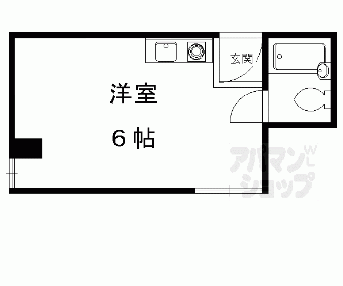 【セゾン衣笠】間取