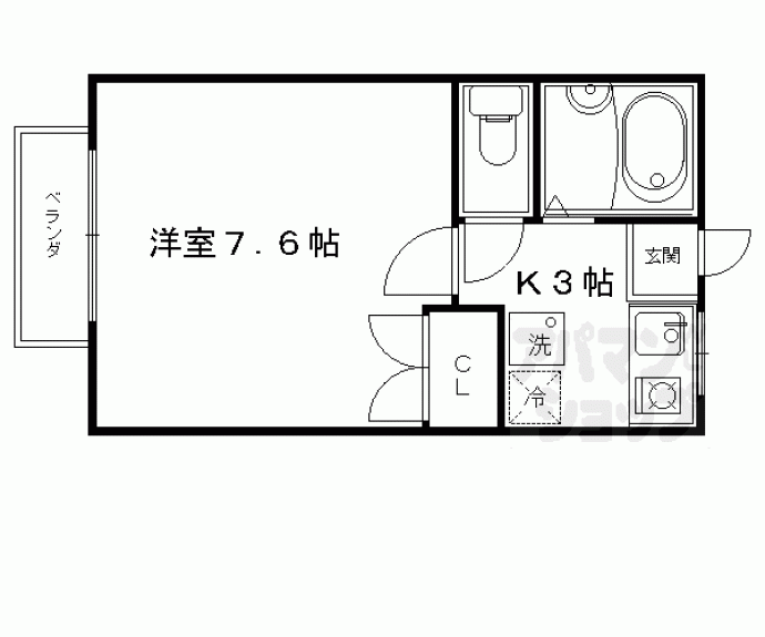 【メゾン山喜】間取