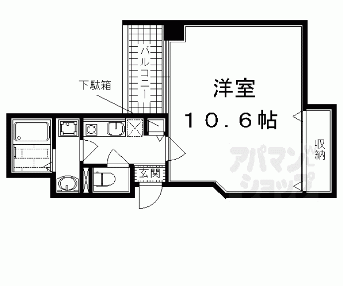 【カーサ・ヴェルデ西洞院】間取