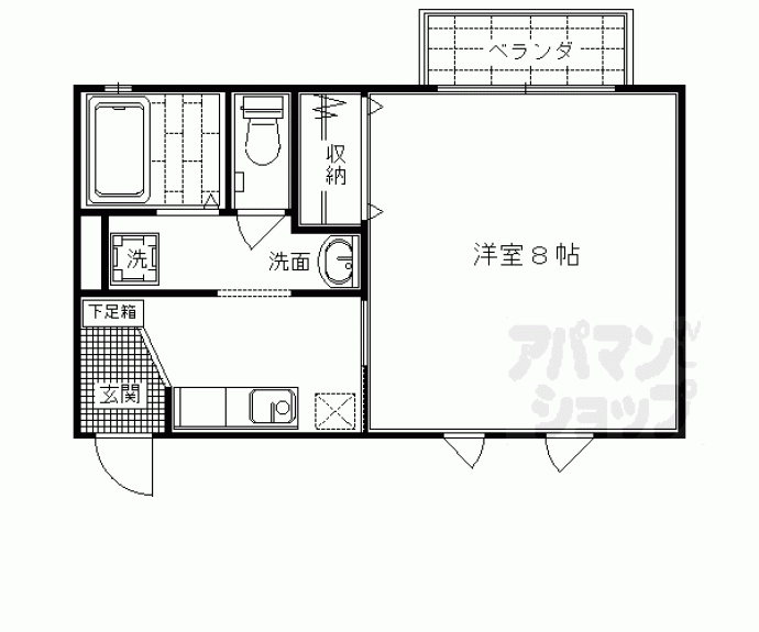 【サンライト上桂】間取