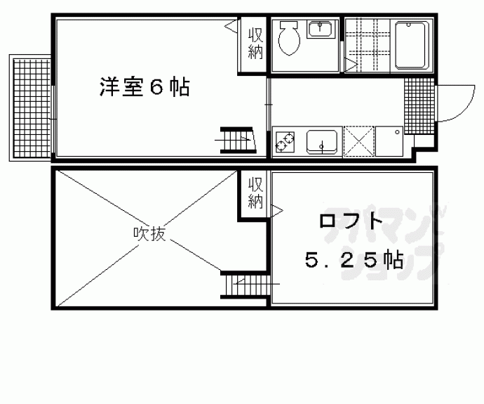 【ロフティ北野の森】間取