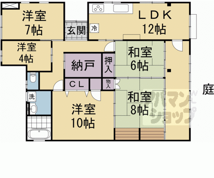 【ガーデンヒル鳴滝】間取